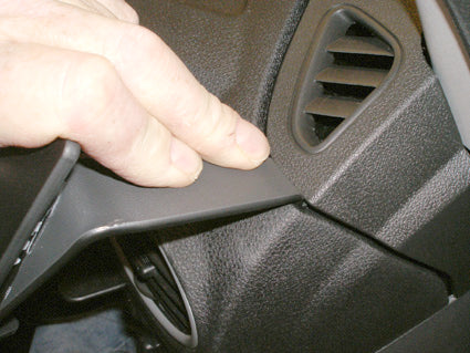 Brodit ProClip 603725 voor Ford Focus 2005-2010 - ProClip geplaatst in het voertuig