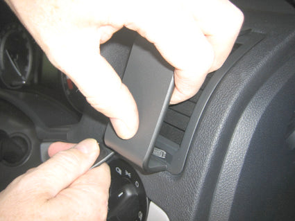 Brodit ProClip 603807 voor Skoda Octavia II 2005-2013 - detail van dashboardmontage