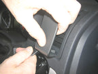 Brodit ProClip 603807 voor Skoda Octavia II 2005-2013 - detail van dashboardmontage