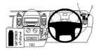 Brodit ProClip 603878 voor Citroen Relay 2007-2024, Citroen Jumper 2007-2024 e.a. - productfoto zwarte ABS montagebasis