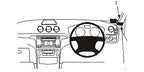 Brodit ProClip 603907 voor Ford S-Max 2006-2015 - productfoto zwarte ABS montagebasis