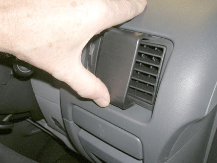 Brodit ProClip 603974 voor Citroen Jumpy 2nd Gen 2007-2016, Citroen Dispatch 2008-2016 e.a. - detail van dashboardmontage