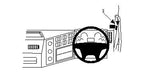 Brodit ProClip 603987 voor Volvo FL 2007-2026 en Volvo FE 2007-2026 - productfoto zwarte ABS montagebasis