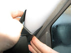 Brodit ProClip 604136 voor Mercedes Benz E-Class, Stationwagon 2003-2009, Mercedes Benz E-Class, Sedan 2002-2008 en Mercedes Benz E-Class, Coupé 2002-2009 - detail van dashboardmontage