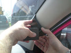 Brodit ProClip 604185 voor Hyundai i10 2008-2010 - montagepositie op dashboard