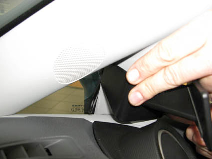 Brodit ProClip 604272 voor Seat Ibiza 2009-2017 - detail van dashboardmontage