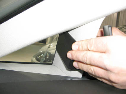 Brodit ProClip 604274 voor Seat Leon 2006-2012 - detail van dashboardmontage