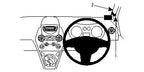 Brodit ProClip 604275 voor Ford Ka 2009-2016 - productfoto zwarte ABS montagebasis