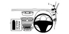 Brodit ProClip 604284 voor Renault Mégane III 2009-2016 en Renault Fluence 2010-2015 - productfoto zwarte ABS montagebasis