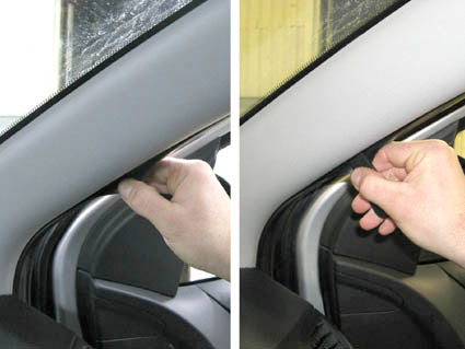 Brodit ProClip 604288 voor Hyundai i20 2009-2014 - montagepositie op dashboard