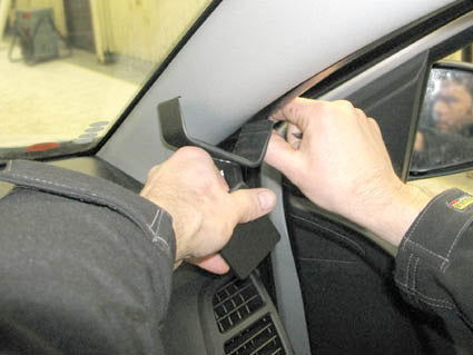 Brodit ProClip 604288 voor Hyundai i20 2009-2014 - ProClip geplaatst in het voertuig