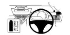 Brodit ProClip 604292 voor Toyota iQ 2009-2019 - productfoto zwarte ABS montagebasis