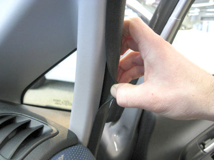 Brodit ProClip 604445 voor Fiat Punto Evo 2010-2019 - montagepositie op dashboard