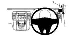 Brodit ProClip 604449 voor Hyundai ix20 2011-2019 en Kia Venga 2010-2019 - productfoto zwarte ABS montagebasis