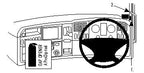 Brodit ProClip 604481 voor Scania R-series 2010-2016 en Scania G-series 2010-2018 - productfoto zwarte ABS montagebasis