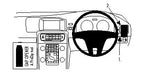 Brodit ProClip 604525 voor Volvo V60 2011-2018 en Volvo S60 2011-2018 - productfoto zwarte ABS montagebasis