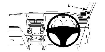 Brodit ProClip 604568 voor Suzuki Swift 2011-2017 - productfoto zwarte ABS montagebasis