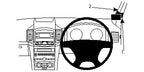 Brodit ProClip 604679 voor Chevrolet Captiva 2012-2014 en Holden Captiva 2012-2016 - productfoto zwarte ABS montagebasis