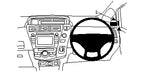 Brodit ProClip 604714 voor Toyota Prius + 2012-2020 - productfoto zwarte ABS montagebasis
