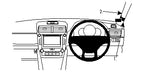 Brodit ProClip 604716 voor Toyota Camry 2012-2014 - productfoto zwarte ABS montagebasis