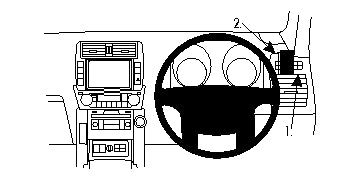 Brodit ProClip 604803 voor Toyota Prado 2010-2023 en Toyota LandCruiser 150 2010-2023 - montagefoto 6