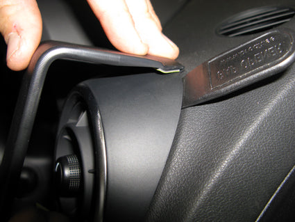 Brodit ProClip 604816 voor Audi A1 2011-2018 - montagepositie op dashboard