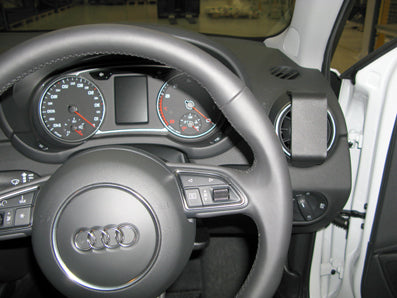 Brodit ProClip 604816 voor Audi A1 2011-2018 - productfoto zwarte ABS montagebasis