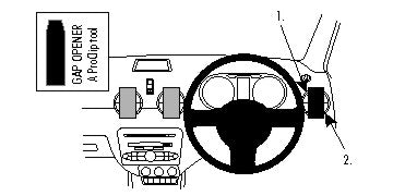 Brodit ProClip 604816 voor Audi A1 2011-2018 - montagefoto 6
