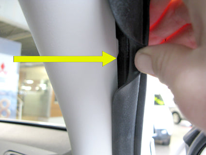 Brodit ProClip 604818 voor Mitsubishi Outlander 2013-2021 - montagepositie op dashboard