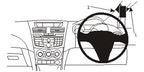 Brodit ProClip 604866 voor Mazda BT 50 2013-2015 - productfoto zwarte ABS montagebasis