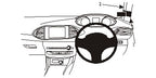 Brodit ProClip 604953 voor Peugeot 308 2014-2021 - productfoto zwarte ABS montagebasis