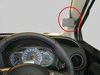 Brodit ProClip 605041 voor Toyota Yaris 2015-2020 - productfoto zwarte ABS montagebasis