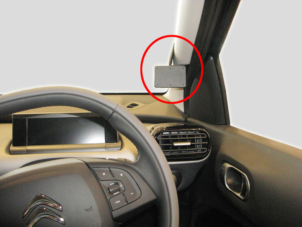 Brodit ProClip 605043 voor Citroen C4 Cactus 2015-2017 - productfoto zwarte ABS montagebasis