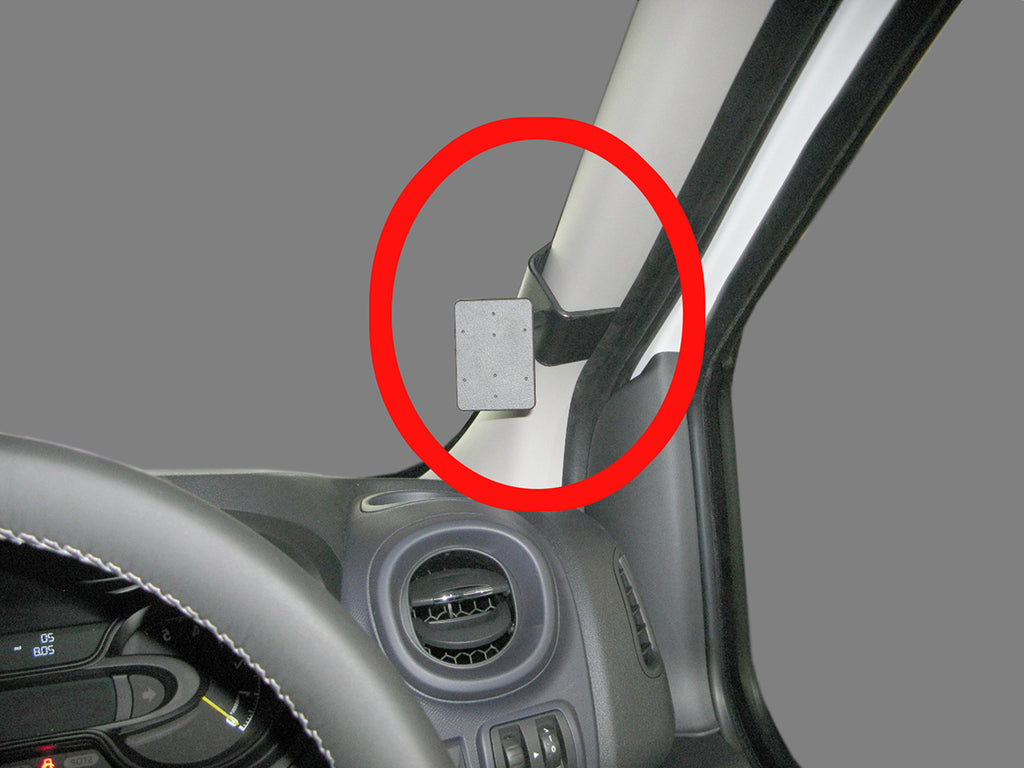 Brodit ProClip 605059 voor Fiat Talento II 2016-2021, Nissan NV300 2016-2022 e.a. - productfoto zwarte ABS montagebasis
