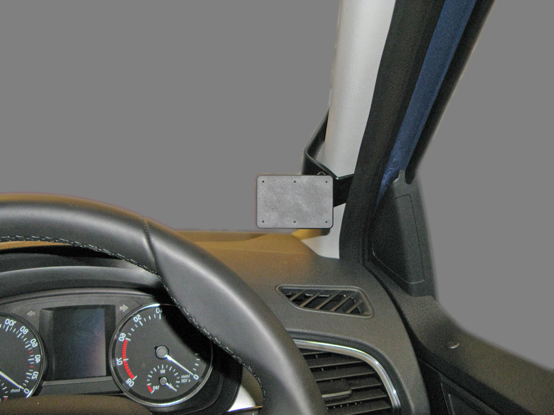 Brodit ProClip 605077 voor Skoda Fabia 2015-2021 - productfoto zwarte ABS montagebasis