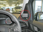 Brodit ProClip 605080 voor Holden Corsa 2015-2019, Opel Corsa 2015-2019 en Vauxhall Corsa 2015-2019 - productfoto zwarte ABS montagebasis