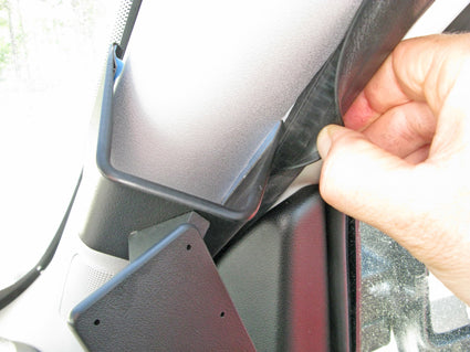Brodit ProClip 605130 voor Fiat Doblò 2016-2017 - montagepositie op dashboard