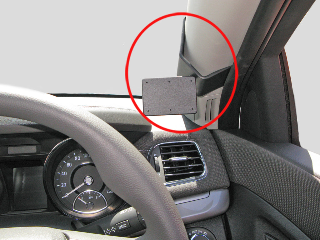 Brodit ProClip 605181 voor Holden Commodore VF 2016-2017 - productfoto zwarte ABS montagebasis