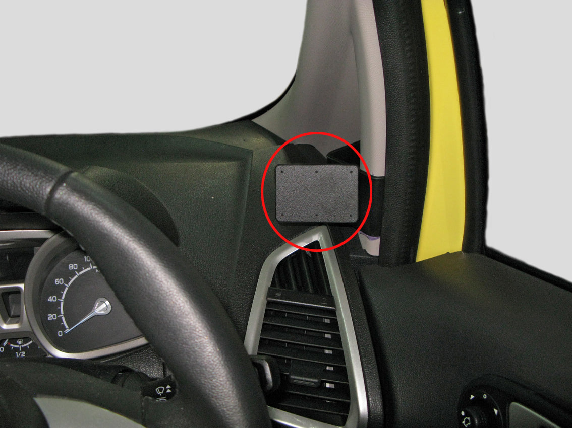 Brodit ProClip 605186 voor Ford Ecosport 2016-2017 - productfoto zwarte ABS montagebasis