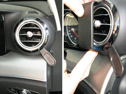 Brodit ProClip 605208 voor Mercedes Benz E-Class, Stationwagon 2017-2023, Mercedes Benz E-Class, Sedan 2017-2023 en Mercedes Benz E-Class, Coupé 2018-2023 - montagepositie op dashboard