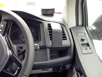 Brodit ProClip 605214 voor Volkswagen T6 Transporter/Pickup 2016-2020 en Volkswagen Caravelle 2016-2020 - installatiepositie