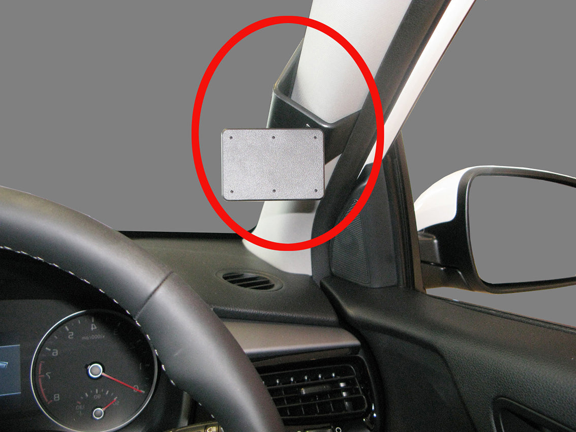 Brodit ProClip 605331 voor Kia Stonic 2018-2026 en Kia Rio 2018-2023 - productfoto zwarte ABS montagebasis