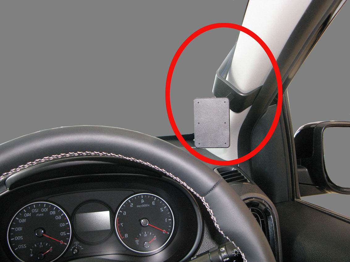 Brodit ProClip 605332 voor Kia Picanto 2018-2026 - productfoto zwarte ABS montagebasis
