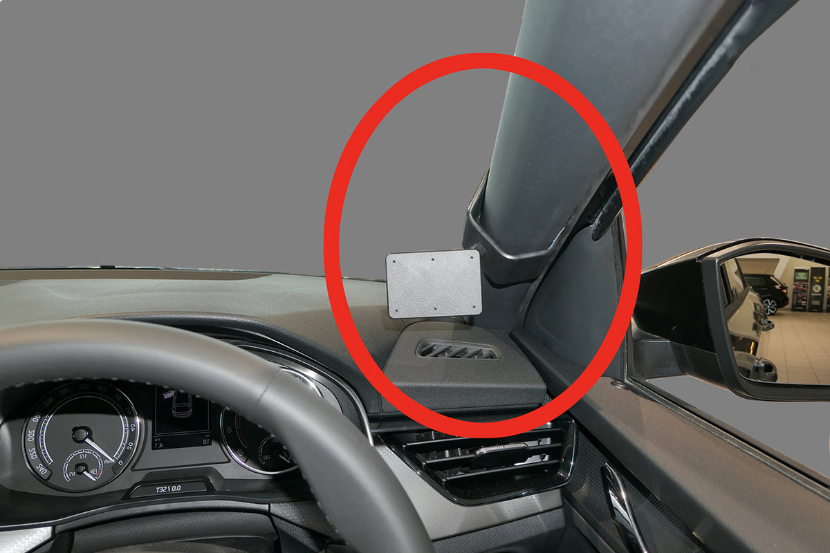 Brodit ProClip 605520 voor Skoda Scala 2019-2026 - productfoto zwarte ABS montagebasis