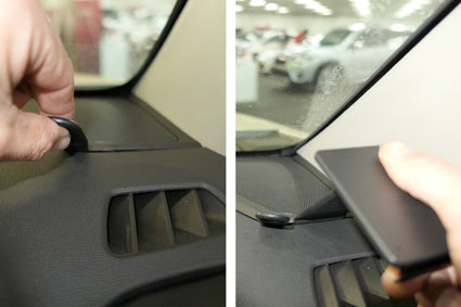 Brodit ProClip 605522 voor Holden Trail Blazer 2019-2020 en Holden Colorado 2017-2020 - montagepositie op dashboard