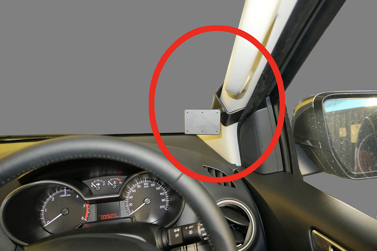 Brodit ProClip 605527 voor Mazda BT 50 2015-2020 - productfoto zwarte ABS montagebasis