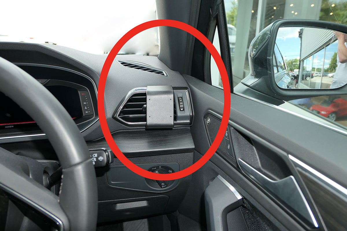 Brodit ProClip 605532 voor Seat Tarraco 2019-2024 - productfoto zwarte ABS montagebasis