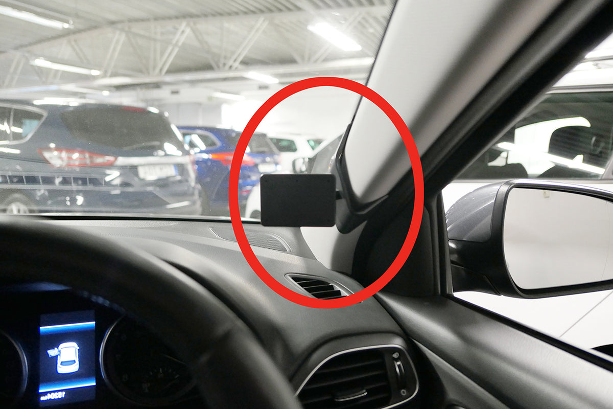 Brodit ProClip 605579 voor Hyundai i30 2017-2022 - productfoto zwarte ABS montagebasis