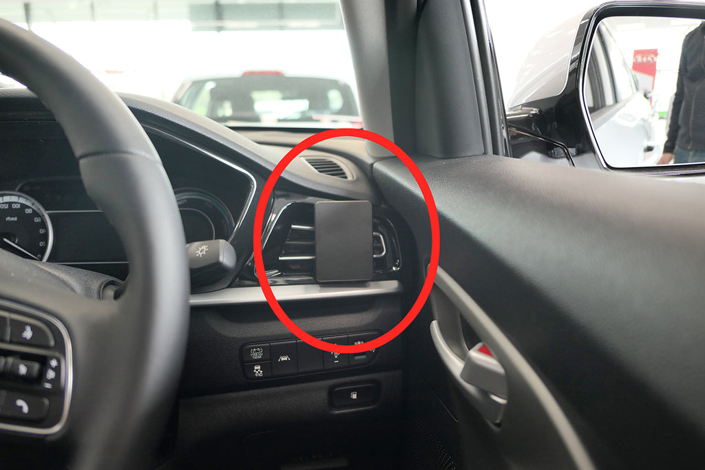 Brodit ProClip 605623 voor Kia Niro 2020-2022 - productfoto zwarte ABS montagebasis