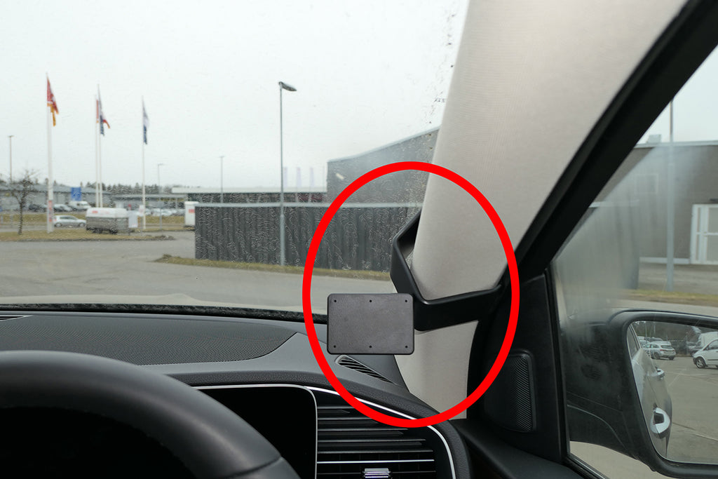 Brodit ProClip 605667 voor Mercedes Benz GLS-Class 2020-2026 en Mercedes Benz GLE-Class 2020-2026 - productfoto zwarte ABS montagebasis